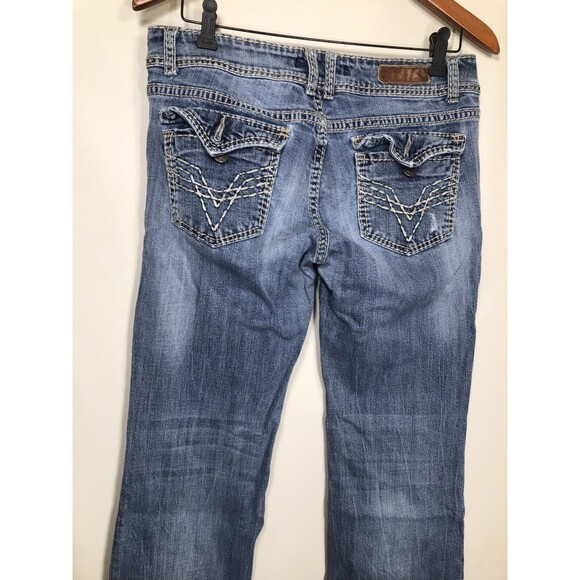 Vigoss Slim Boot Jeans Women's Blue Denim Mid Rise Size 29 - Picture 8 of 9